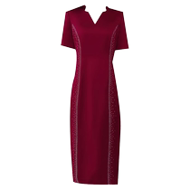 Young mothers summer wedding banquet dress for mother-in-law noble and western-style festive mother-in-laws high-end skirt