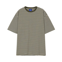 MRCYC summer striped t-shirt men's trendy brand in Korean version trendy trendy casual loose-sleeved cotton T-shirt