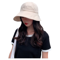 Fisherman Hat Womens Summer Ponytail Sun Hat Korean Style Versatile Sun Protection Face Covering Peaked Hat Thin Korean Style Sun Hat