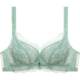 Eve's beautiful small breasts gathered and supported with bra without steel rings