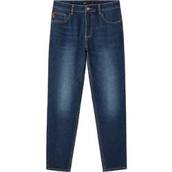 ກາງເກງຜູ້ຊາຍລະດູຫນາວ A21 slim fit plus velvet ຫນາ jeans ຜູ້ຊາຍ pants ດູໃບໄມ້ລົ່ນແລະລະດູຫນາວຜູ້ຊາຍ trousers pencil pants