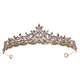 Girls Crown Tiara Diamond Crown Bridal Hair Accessories Birthday Gift Princess Baby Hair Card 2025 New Style
