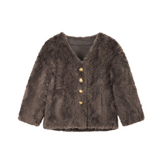Children's fur coat 2025 new autumn and winter style