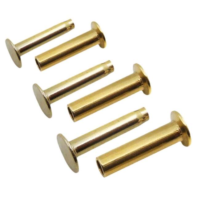 DIY Dadadao's brass hand clamping handle mother and child rivets
