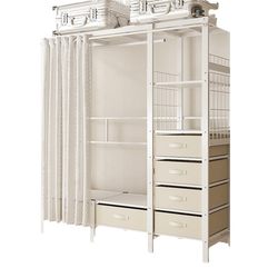 Wardrobe children's room Wardrobe baby simple wardrobe male girl wardrobe coat wardrobe home bedroom free installation