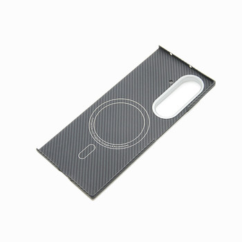 Suitable for Samsung Z Fold7 Ultra-Light and Ultra-Thin Kevlar Carbon Fiber Magsafe Magnetic Real Fiber Phone Case
