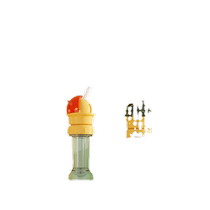 2024 kitten model with bottle straw cover conversion cover beverage bottle anti-choking bottled beverage cover baby feeding straw cover