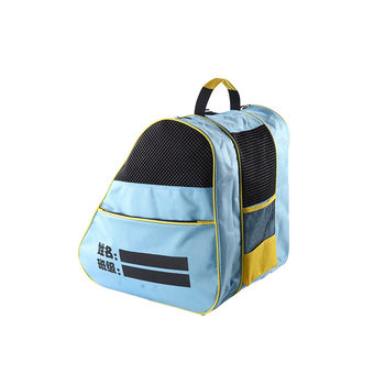 High-end roller skating bag thickened large capacity three-layer ice skates one shoulder backpack children's full storage bag ice skates