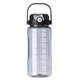 Summer large capacity water cup 2025 new men's high temperature resistant portable sports plastic straw cup outdoor large kettle