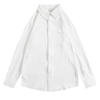 Long sleeve linen cotton linen shirt size