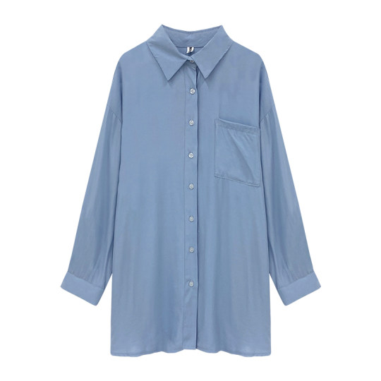 大码胖妹妹叠穿衬衫女春秋冬设计感小众内搭打底衬衣长袖上衣外套