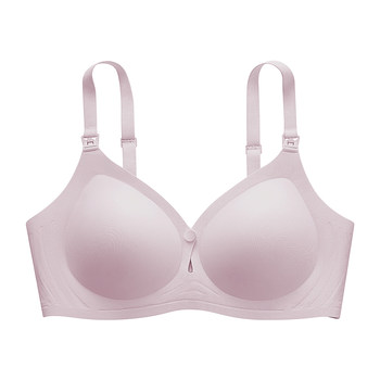 Manxi little ripples nursing bra single button front buckle anti-sagging push up bra