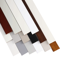 Panlongan solid wood baseboards painted home wooden floor baseboards extremely narrow rhombus white French bamboo fiber