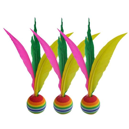 10只装 板羽球成人板球板羽球拍的三毛球 三毛球拍的毽球正品包邮