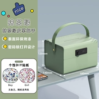 Копилка-копилка с зелено-зеленой кожаной ручкой Matcha