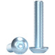 Galvanized semi-circular head hexagon screw