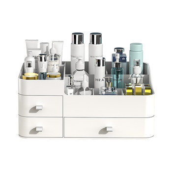 Desktop cosmetic storage box organizer