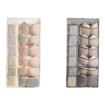 Storage hanging bag behind the door socks underwear underwear mobile phone wardrobe wall hanging fabric student dormitory multifunctional bag