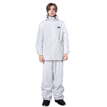 Mens ski suit suit adult winter outdoor Chongli white handsome outfit single board waterproof ski suit