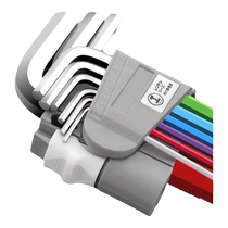 Colorful hexagonal wrench universal set hexagonal 6-corner screwdriver tool hexagonal ball head combination