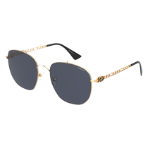 Parson sunglasses for women metal double beam large frame polarized driving mirror slimming sunglasses anti-UV 8310