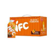 Huiyuan 100% juice nfc freshly squeezed orange juice 200ml*10 non-concentrated reduced beverage whole box