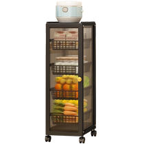 Kitchen rack floor-standing multi-layer vegetable basket vegetable snack rack mobile trolley corner storage rack 3130