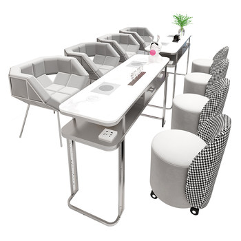 Zhongmin yunshang socket nail art table and chair