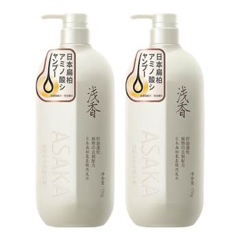 Japanese Light Fragrance Shampoo Official Flagship Store Asaka Evening Cherry Amino Acid 750ml Shower Gel Conditioner Set