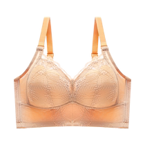 Womens push-up anti-sagging underwear for big breasts and secondary breasts small breasts anti-expansion adjustable large size summer thin bra