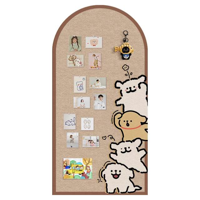 Poreless felt board wall sticker photo wall display wall