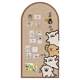 Poreless felt board wall sticker photo wall display wall