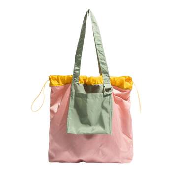 Orange girls singapore trendy brand foldable shopping bag