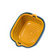 Double drain basket filter basket fruits and vegetables to wash rice