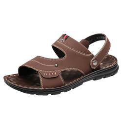 Sandals for men summer 2024 non-slip waterproof sandals for men soft sole wear-resistant middle-aged men's sandals dual-purpose sandals and slippers