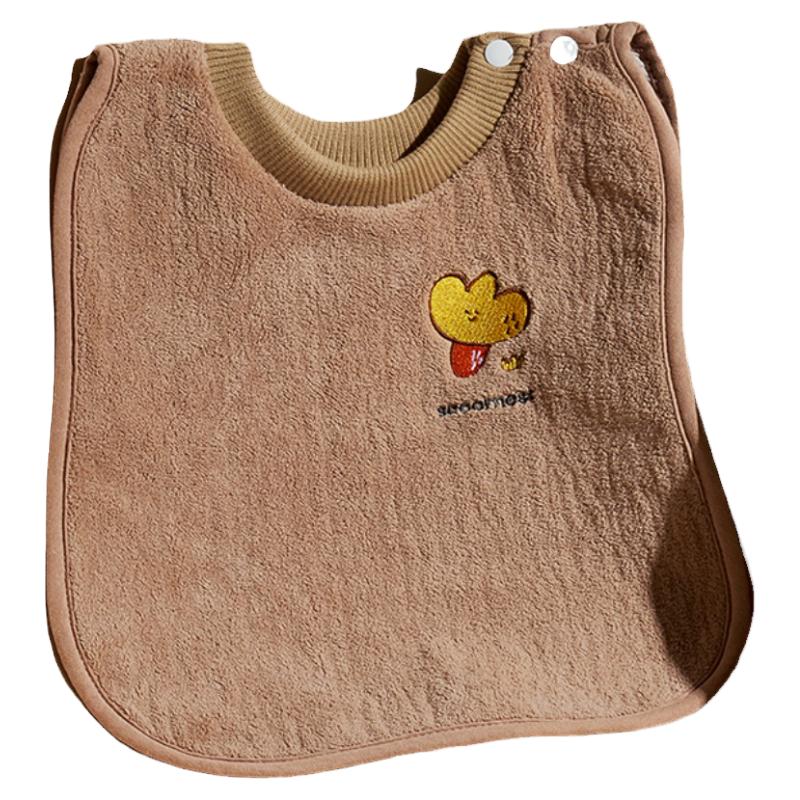 Children's washcloth, bib, all-season non-wet clothing, multifunctional