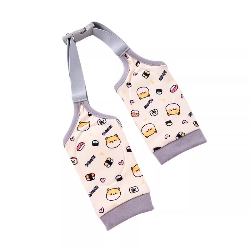 Hippie dog golden retriever big dog clothes elbow and knee pads