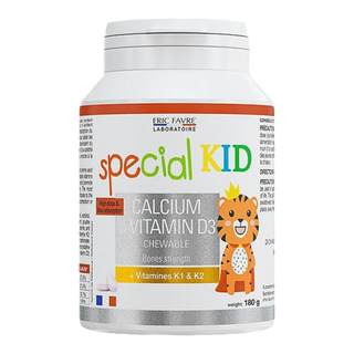 艾瑞可儿童钙片3岁以上青少年补钙咀嚼片维生素k2维d氨基酸螯合钙