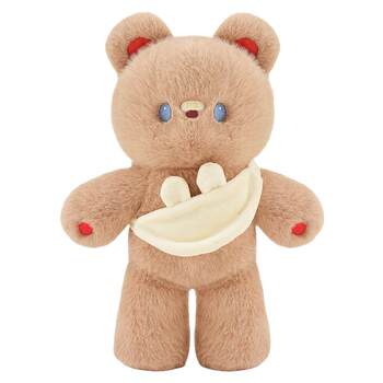 ແທ້ຈິງແລ້ວ huggable baby bunny bear plush toy baby sleep companion doll soft cute cookie bear gift birthday