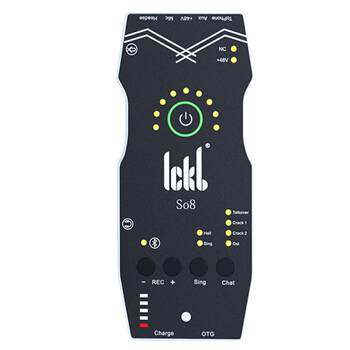 So8 sound card 2-level dynamic noise reduction reverberation mode