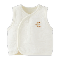 微狮牧尼婴儿马甲秋冬装蓄热保暖宝宝抗菌夹棉发热加厚背心坎肩