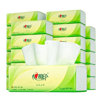 Xinxiangyin Tea Tea Tissue Family Pack Facial Tissue Affordable Tissue Paper Hand Towel Full Box Pack M Size 120 Tissues 24 Packs