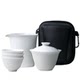 Jiutu Ceramics ແບບຍີ່ປຸ່ນ Handmade Portable Cup Quick