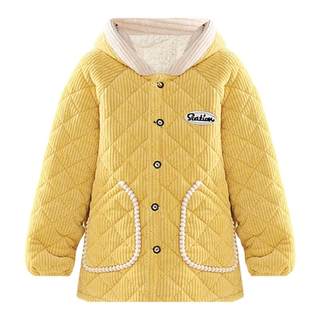 冬季学生棉衣外套短款宽松棉服女灯芯绒加厚加绒大码罩衣棉袄上衣