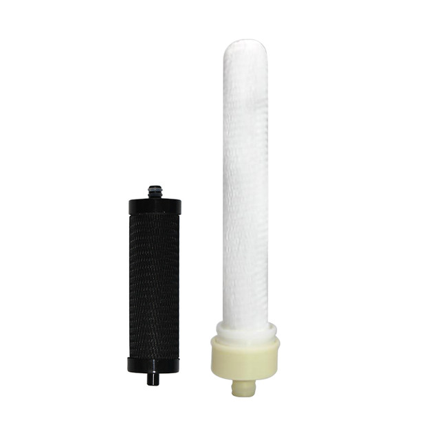 Water purifier filter element to remove scale directly