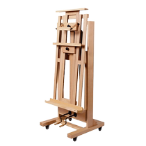 Funfeng professional hands shaking drawing frame Drawing Board Beech Wood Bracketing for adult art Meectomy Lifting Front Leaning Multifunction Sketching Oil Painting Shelf Solid Wood Floor Large Country Painting Easel
