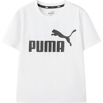 PUMA ເສື້ອທີເຊີດເດັກນ້ອຍທີ່ແທ້ຈິງຂອງຜູ້ຊາຍແລະແມ່ຍິງໃນລະດູຮ້ອນຂອງຜູ້ຊາຍແລະແມ່ຍິງທີ່ມີຄໍຮອບຄໍພິມສັ້ນ