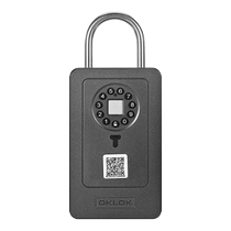 Fingerprint password key box remote authorization anti-theft door password box wall-mounted smart punch-free key box