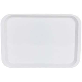 White plastic tray rectangular kindergarten water cup