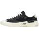 FILA FUSION Fila trendy canvas shoes Women's shoes casual skateboard shoes breathable flat black shoes low-top shoes